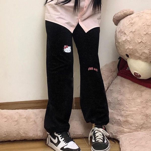 women's pants & capris kawaii jogging sweatpants women harajuku oversize cartoon print black joggers sports soft girl style trousers fe, Black;white
women's pants & capris kawaii jogging sweatpants women harajuku oversize cartoon print black joggers sports soft girl style trousers fe, Black;white