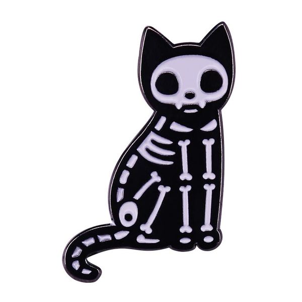 pins, brooches spooky skeletal cat x-ray scan brooch pins enamel metal badges lapel pin jackets jeans fashion jewelry accessories, Gray
pins, brooches spooky skeletal cat x-ray scan brooch pins enamel metal badges lapel pin jackets jeans fashion jewelry accessories, Gray