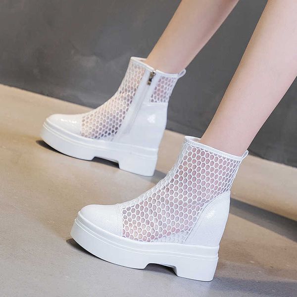 2021 summer high rise sandals children's thick soled korean hollow net face women's boots versatile shoes, Black
2021 summer high rise sandals children's thick soled korean hollow net face women's boots versatile shoes, Black