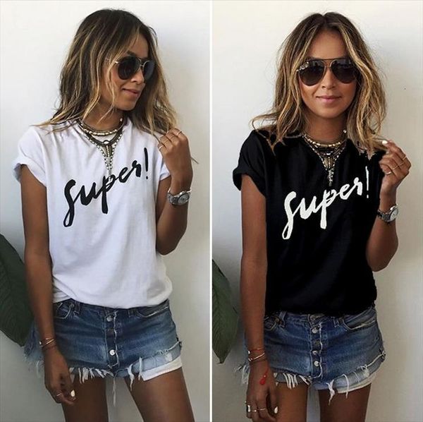 summer style europe womens t shirts short sleeve fashion supes letter print dropshipping nvtx33, White
summer style europe womens t shirts short sleeve fashion supes letter print dropshipping nvtx33, White
