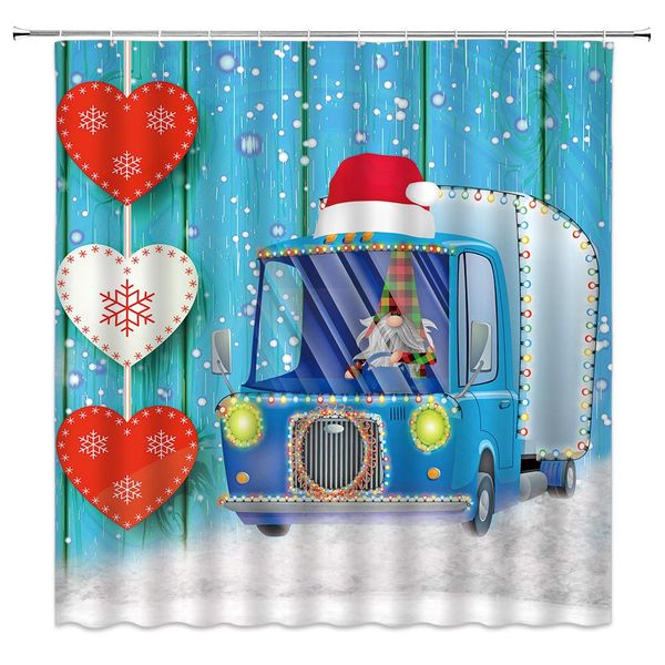 christmas shower curtain cute gnome snowflake farm blue truck rustic wooden board happy new year winter season festival holiday
christmas shower curtain cute gnome snowflake farm blue truck rustic wooden board happy new year winter season festival holiday