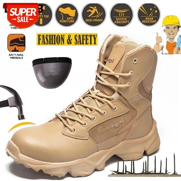 steel toe safety shoes leather army boots men anti-piercing work safety boots combat infantry tactical #na42, Black
steel toe safety shoes leather army boots men anti-piercing work safety boots combat infantry tactical #na42, Black