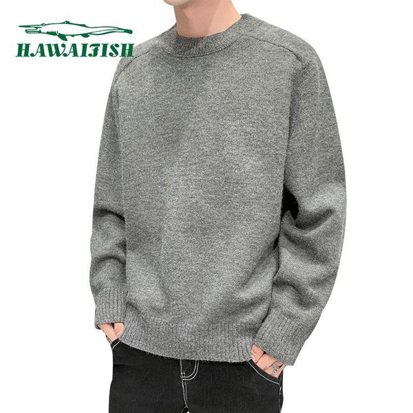 men's sweaters hawaifish brand spring and autumn casual round neck male korean style personality handsome mens wear, White;black
men's sweaters hawaifish brand spring and autumn casual round neck male korean style personality handsome mens wear, White;black