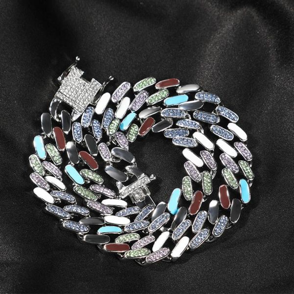 chains rock street color cuban link necklace custom iced out men women miami chain wholesale hip hop rapper jewelry bling charms gift, Silver
chains rock street color cuban link necklace custom iced out men women miami chain wholesale hip hop rapper jewelry bling charms gift, Silver