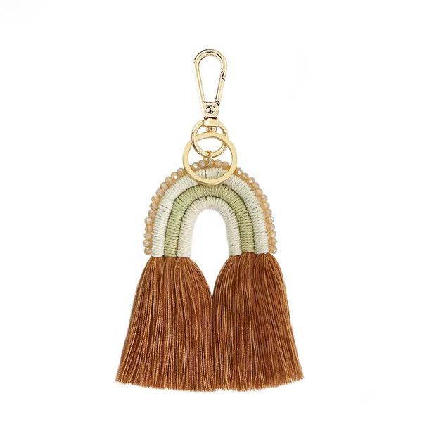 bohemia rainbow beads woven tassels fringe diy jewelry bag keychain decor accessories pendant crafts cotton thread hanging trim ins, Blue
bohemia rainbow beads woven tassels fringe diy jewelry bag keychain decor accessories pendant crafts cotton thread hanging trim ins, Blue
