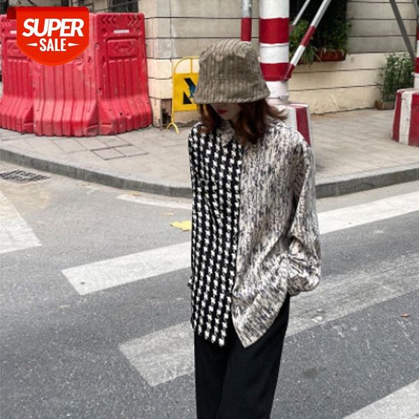 harajuku shibuya girl stitching plaid shirt female design sense loose trendy net celebrity #ha2a, White
harajuku shibuya girl stitching plaid shirt female design sense loose trendy net celebrity #ha2a, White