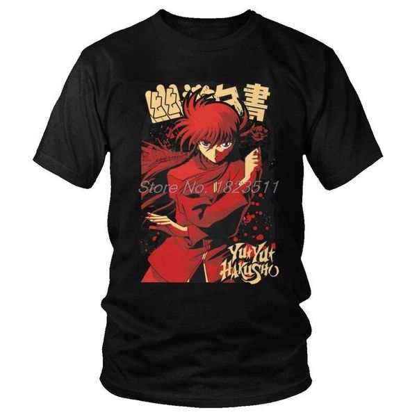 men's t-shirts tvoe youko kurama t-shirt harajuku yu hakusho tshirt short sleeve hip hop t shirt cotton tee streetwear, White;black
men's t-shirts tvoe youko kurama t-shirt harajuku yu hakusho tshirt short sleeve hip hop t shirt cotton tee streetwear, White;black