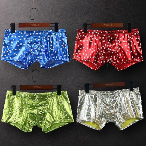 gay underwear men boxer shorts faux leather panties man star low waist u convex pouch underpants cueca calzoncillo s-xl, Black;white
gay underwear men boxer shorts faux leather panties man star low waist u convex pouch underpants cueca calzoncillo s-xl, Black;white