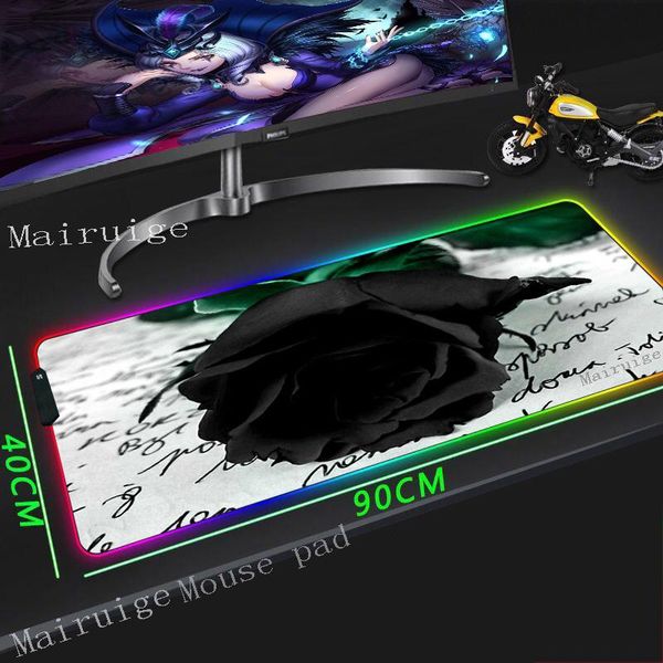 mouse pads & wrist rests mairuige anime custom large rgb pad black rose flower lock-edge computer desk mat speed rubber non-slip for csgo xx
mouse pads & wrist rests mairuige anime custom large rgb pad black rose flower lock-edge computer desk mat speed rubber non-slip for csgo xx
