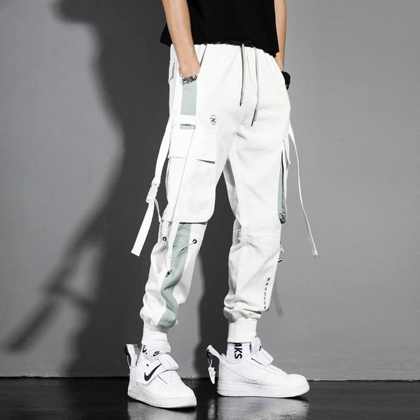 men's pants 2021 spring and summer streamer overalls tide brand loose feet ins function super fire hip-hop cargo student t, Black
men's pants 2021 spring and summer streamer overalls tide brand loose feet ins function super fire hip-hop cargo student t, Black