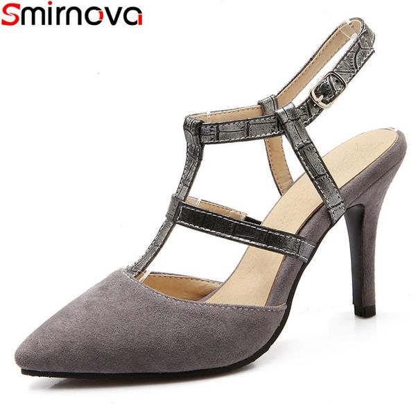 dress shoes smirnova plus size 33-43 2021 summer fashion pointed toe party stiletto high heels t-tied solid color women sandals, Black
dress shoes smirnova plus size 33-43 2021 summer fashion pointed toe party stiletto high heels t-tied solid color women sandals, Black