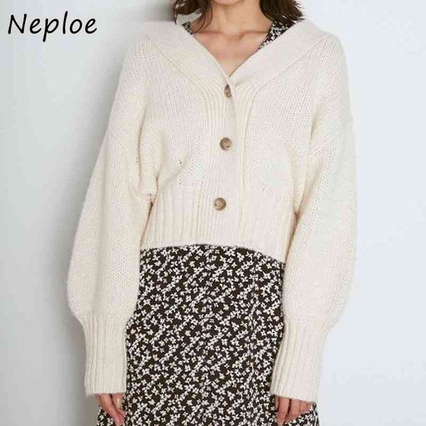 kuzuwata simple sweet loose women cardigan spring v neck single breasted knit coat casual solid design sweaters 82633 210510, White;black
kuzuwata simple sweet loose women cardigan spring v neck single breasted knit coat casual solid design sweaters 82633 210510, White;black