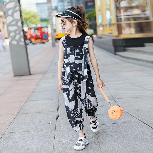 clothing sets teenage girls set 2021 summer tracksuit sleeveless t shirt overalls school clothes children costume 8 10yrs, White
clothing sets teenage girls set 2021 summer tracksuit sleeveless t shirt overalls school clothes children costume 8 10yrs, White