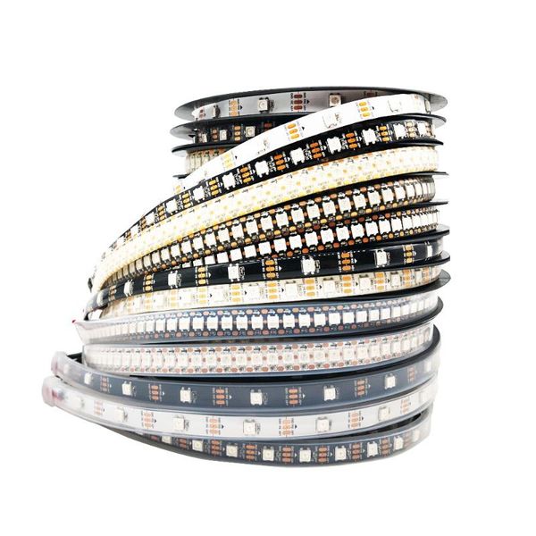 strips ws2812b 1m/2m/3m/4m/5m ws2812 strip lights smart rgb individually addressable led black/white pcb waterproof ip30/65/67
strips ws2812b 1m/2m/3m/4m/5m ws2812 strip lights smart rgb individually addressable led black/white pcb waterproof ip30/65/67