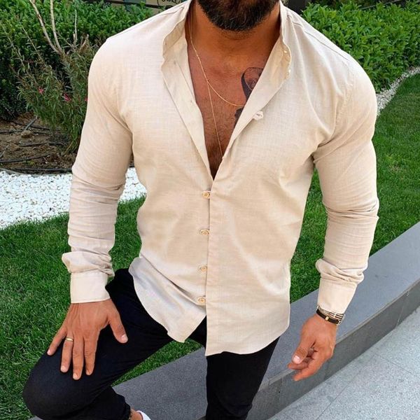 men's casual shirts mjartoria shirt solid color single breasted cotton linen slim social harajuku lapel long sleeve 2021, White;black
men's casual shirts mjartoria shirt solid color single breasted cotton linen slim social harajuku lapel long sleeve 2021, White;black