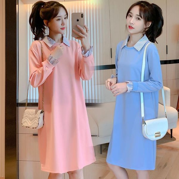 maternity dresses 028# clothes spring autumn cotton mid-long loose stylish dress for pregnant women mom, White
maternity dresses 028# clothes spring autumn cotton mid-long loose stylish dress for pregnant women mom, White