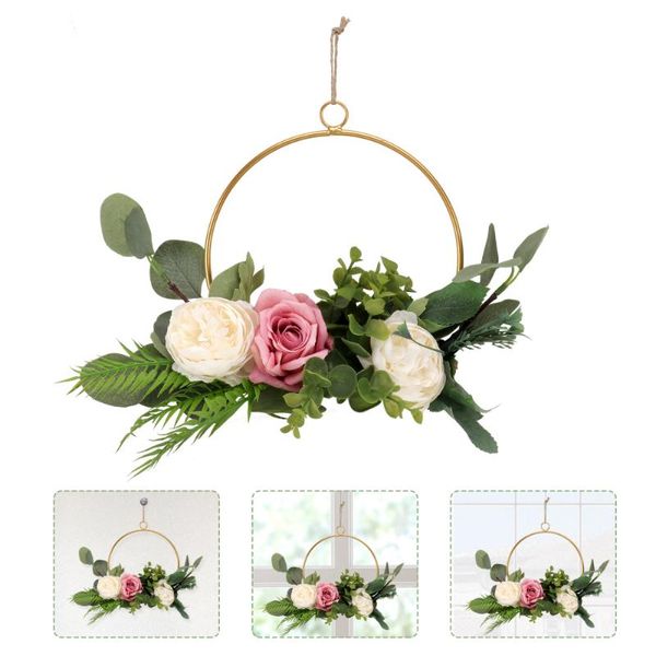 1pc artificial flower wreath simulation ornament iron hoop garland decorative flowers & wreaths
1pc artificial flower wreath simulation ornament iron hoop garland decorative flowers & wreaths