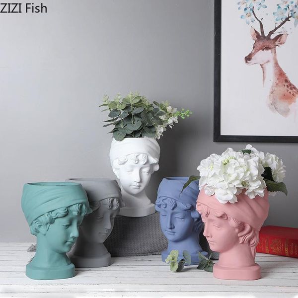 vases head ceramic vase portrait figurines decorative home decoration statuette deskdecor flower pot floral arrangement
vases head ceramic vase portrait figurines decorative home decoration statuette deskdecor flower pot floral arrangement