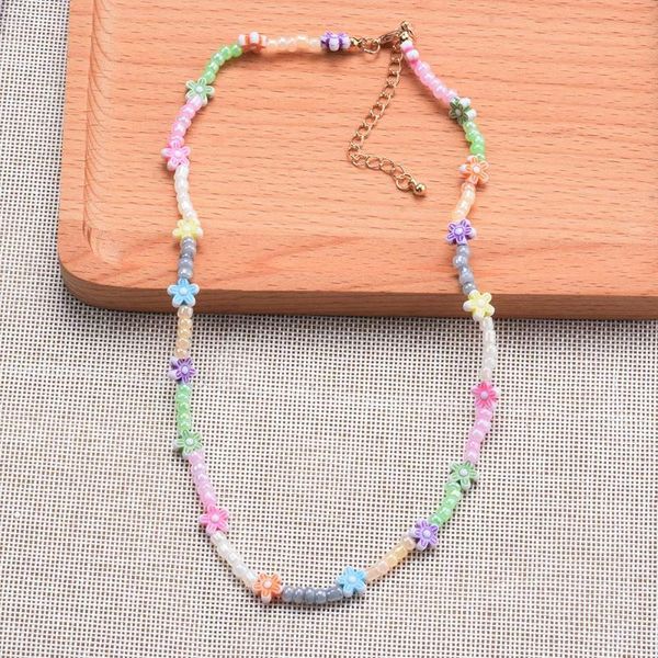 chokers korean rainbow beads little daisy flower necklace sweet candy color choker for women girls summer party handmade jewelry, Golden;silver
chokers korean rainbow beads little daisy flower necklace sweet candy color choker for women girls summer party handmade jewelry, Golden;silver