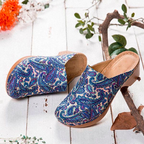 sandals womens ladies vintage floral printed slip on squared toe shoes women platform sandales femmes été, Black
sandals womens ladies vintage floral printed slip on squared toe shoes women platform sandales femmes été, Black