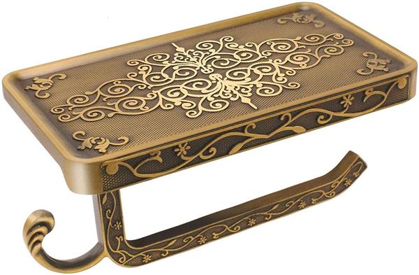 toilet paper holder with phone shelf aluminum roll antique carving wall-mounted tissue holders
toilet paper holder with phone shelf aluminum roll antique carving wall-mounted tissue holders