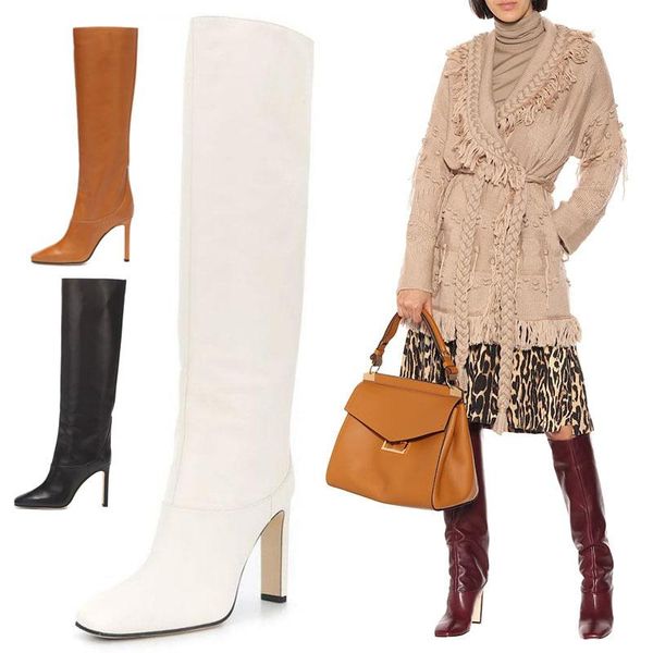 boots autumn and winter simple versatile square shoes breathable pigskin lining thick heel loose sleeve large high, Black
boots autumn and winter simple versatile square shoes breathable pigskin lining thick heel loose sleeve large high, Black
