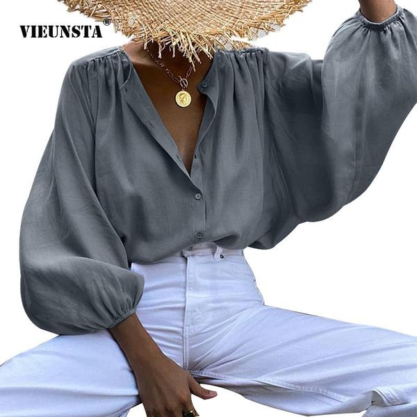 women's blouses & shirts chiffon shirt 2021 autumn winter elegant v-neck single-breasted 3/4 sleeve jacket casual loose temperament all, White
women's blouses & shirts chiffon shirt 2021 autumn winter elegant v-neck single-breasted 3/4 sleeve jacket casual loose temperament all, White