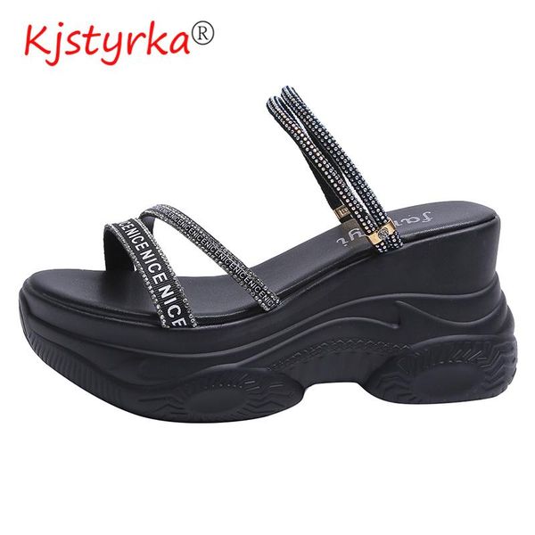 kjstyrka 2021 wedges sandals shoes women summer slipper indoor outdoor flip-flops beach female slippers platform, Black
kjstyrka 2021 wedges sandals shoes women summer slipper indoor outdoor flip-flops beach female slippers platform, Black