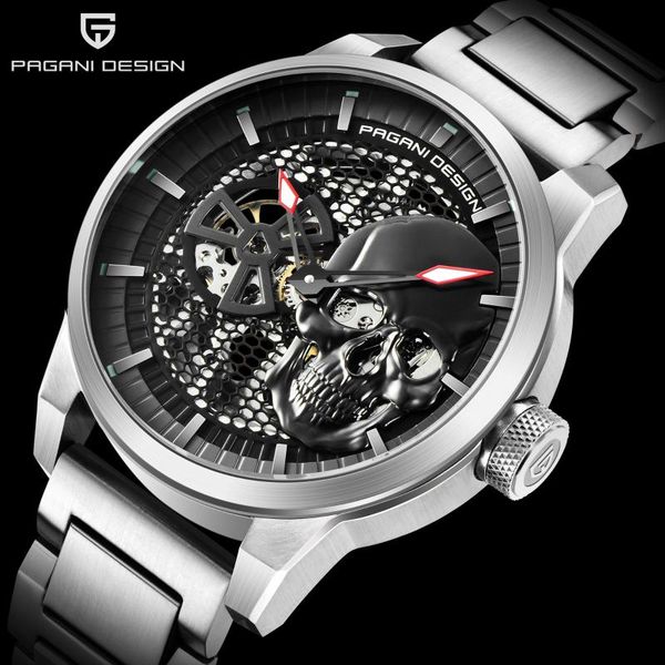 wristwatches men's watches pagani design mechanical automatic watch for men luxury skeleton sports waterproof fashion montre homme, Slivery;brown
wristwatches men's watches pagani design mechanical automatic watch for men luxury skeleton sports waterproof fashion montre homme, Slivery;brown