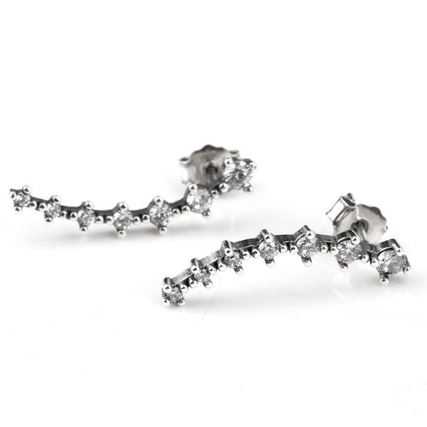 stud elegance 100% 925 sterling silver earrings with shiny clear cubic zirconia for women fashion wedding jewelry, Golden;silver
stud elegance 100% 925 sterling silver earrings with shiny clear cubic zirconia for women fashion wedding jewelry, Golden;silver