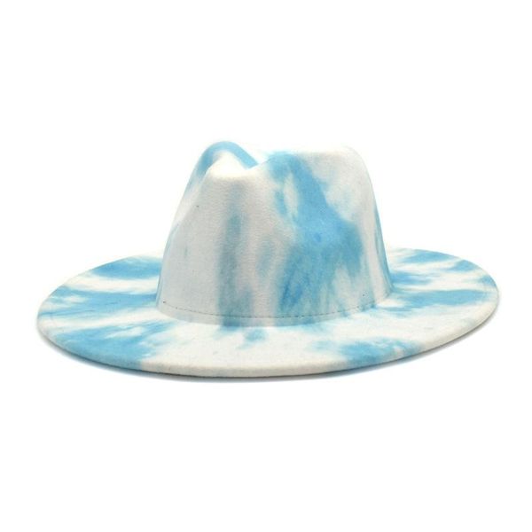 sparsil classic british fedora hat imitation spring woolen felt hats jazz tie dye chapeau wide brim dress wedding cap, Blue;gray
sparsil classic british fedora hat imitation spring woolen felt hats jazz tie dye chapeau wide brim dress wedding cap, Blue;gray