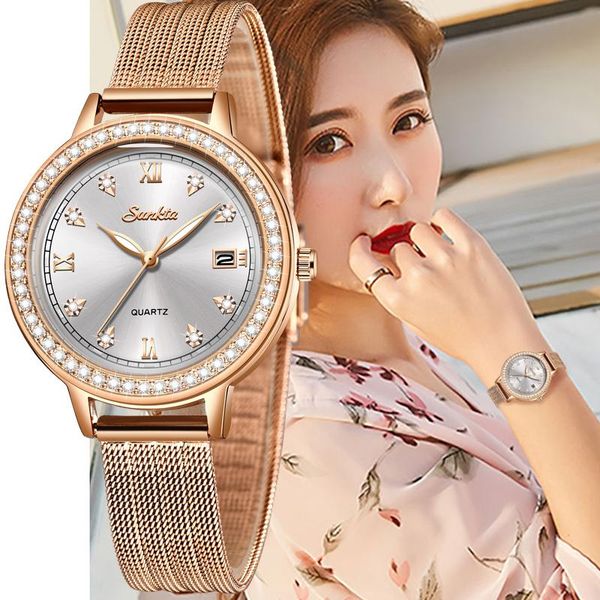 rose gold women watch business quartz ladies female wrist girl clock relogio feminin+box wristwatches, Slivery;brown
rose gold women watch business quartz ladies female wrist girl clock relogio feminin+box wristwatches, Slivery;brown