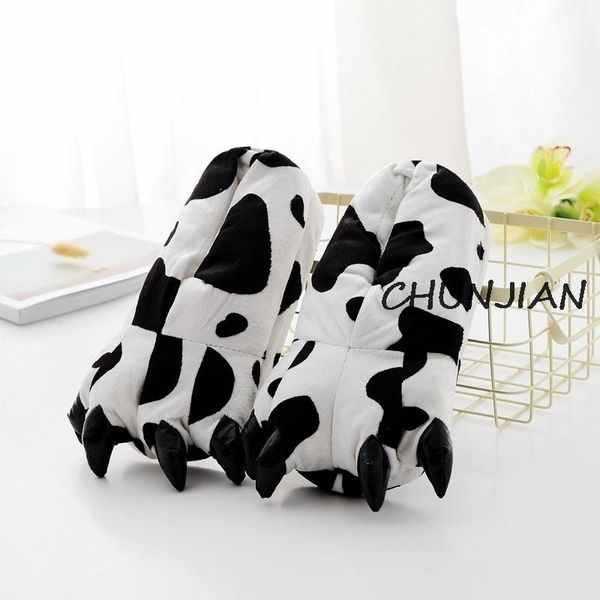 slipper matching family kids shoes children cow printed animal tiger dragon paws softe winter sneakers, Black;grey 
slipper matching family kids shoes children cow printed animal tiger dragon paws softe winter sneakers, Black;grey