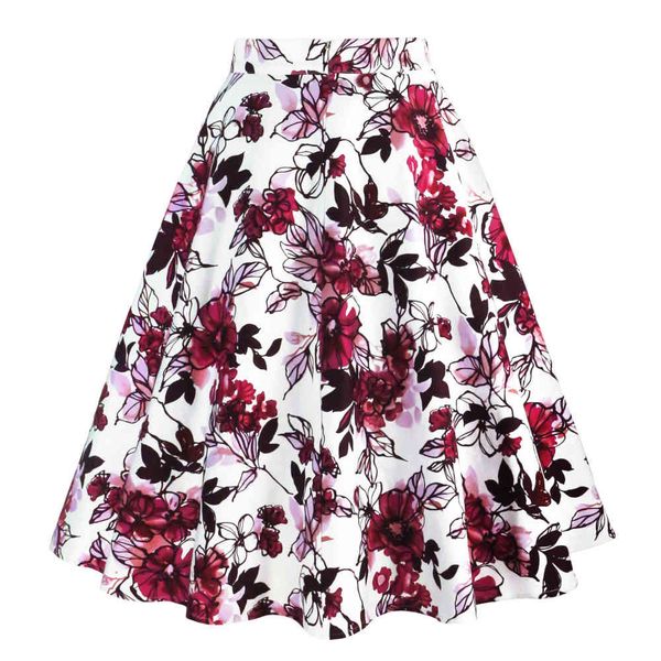 a summer 2021 line arrival vintage floral skirt 50s pin up style rockabilly swing s women retro high waist midi, Black
a summer 2021 line arrival vintage floral skirt 50s pin up style rockabilly swing s women retro high waist midi, Black