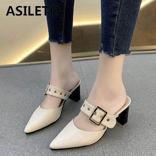 2021 women slipper pointed toe 7cm high block heel buckle punk cool stylish size 35-39 summer casual f1156 slippers, Black
2021 women slipper pointed toe 7cm high block heel buckle punk cool stylish size 35-39 summer casual f1156 slippers, Black