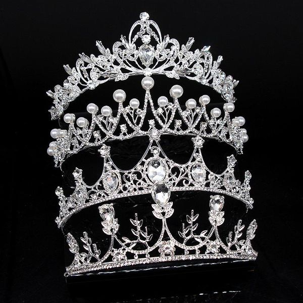 hair clips & barrettes exquisite crystal rhinestone crown tiaras headband elegant bride imitation pearl hairband headpeice wedding party acc, Golden;silver
hair clips & barrettes exquisite crystal rhinestone crown tiaras headband elegant bride imitation pearl hairband headpeice wedding party acc, Golden;silver