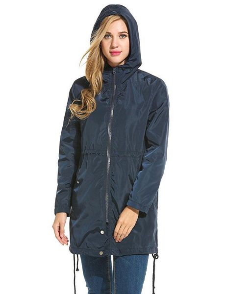 women's trench coats autumn girls blue waterproof coat casual long sleeve hooded windbreaker woman raincoat plus size women, Tan;black
women's trench coats autumn girls blue waterproof coat casual long sleeve hooded windbreaker woman raincoat plus size women, Tan;black