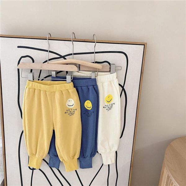 trousers boys and girls letter smlie face sports pants korean style children loose all-match, Blue
trousers boys and girls letter smlie face sports pants korean style children loose all-match, Blue