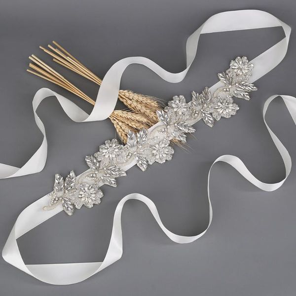 wedding sashes trixy s427 silver rhinestone belt beaded bridal belts crystals for women dress bride bridesmaid, White
wedding sashes trixy s427 silver rhinestone belt beaded bridal belts crystals for women dress bride bridesmaid, White