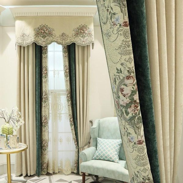 curtain & drapes rustic decorations for home french flannel embroidered velvet thick duplex blue cloth blackout luxury curtains
curtain & drapes rustic decorations for home french flannel embroidered velvet thick duplex blue cloth blackout luxury curtains