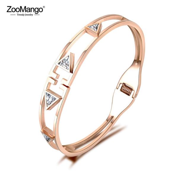 zoomango bohemia stainless steel triangle cubic zirconia cuff bangles charm bracelet lovers jewelry valentine's day gift zb18066 bangle, Black
zoomango bohemia stainless steel triangle cubic zirconia cuff bangles charm bracelet lovers jewelry valentine's day gift zb18066 bangle, Black