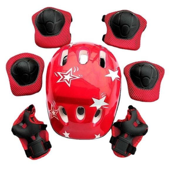 children's roller skating helmet protector 7-piece set skateboard children's balance car thickened knee protection dry skate, Black
children's roller skating helmet protector 7-piece set skateboard children's balance car thickened knee protection dry skate, Black