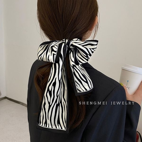 wvE0 korean small tiger head stripe ties silk small strip autumn style cravat foreign scarves scarves hair b and silk scarf style fashion v, Black;gray
wvE0 korean small tiger head stripe ties silk small strip autumn style cravat foreign scarves scarves hair b and silk scarf style fashion v, Black;gray