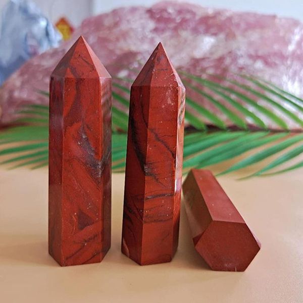 natural red jasper point polishing crystal quartz tower mine energy ore wand for healing decor decorative objects & figurines
natural red jasper point polishing crystal quartz tower mine energy ore wand for healing decor decorative objects & figurines