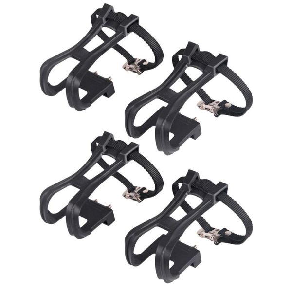 ankle support 2 pairs bike pedals with clips and straps for outdoor cycling accessories, Blue;black
ankle support 2 pairs bike pedals with clips and straps for outdoor cycling accessories, Blue;black