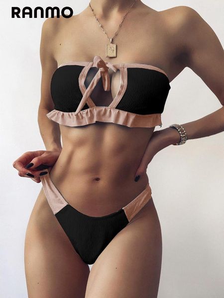 micro bikini 2021 women swimsuit bandage push up swimwear set female brazilian beachwear bathing suit biquinis women's, White;black
micro bikini 2021 women swimsuit bandage push up swimwear set female brazilian beachwear bathing suit biquinis women's, White;black
