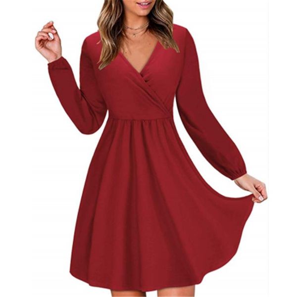 casual dresses women dress long sleeve plus size elegant 2021 autumn clothes red preppy style a-line black v-neck vintage, Black;gray
casual dresses women dress long sleeve plus size elegant 2021 autumn clothes red preppy style a-line black v-neck vintage, Black;gray