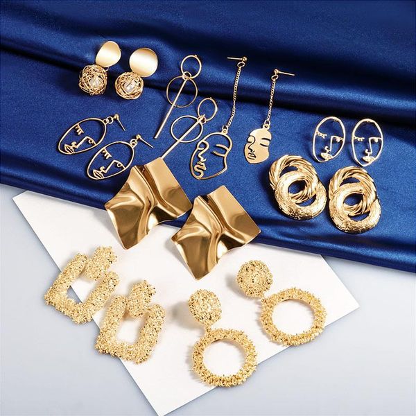 dangle & chandelier x&p vintage geometric metal big drop earrings for women 2021 fashion statement punk gold hanging earring trend jewelry, Silver
dangle & chandelier x&p vintage geometric metal big drop earrings for women 2021 fashion statement punk gold hanging earring trend jewelry, Silver