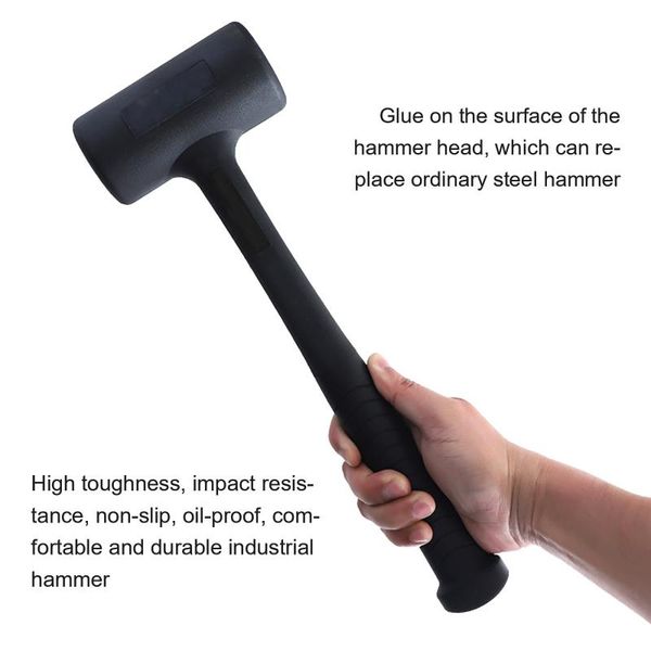 hand tools rubber -proof hammer, non-sparking, wear-resistant, non-slip round head, no rebound, -absorbing hammer
hand tools rubber -proof hammer, non-sparking, wear-resistant, non-slip round head, no rebound, -absorbing hammer
