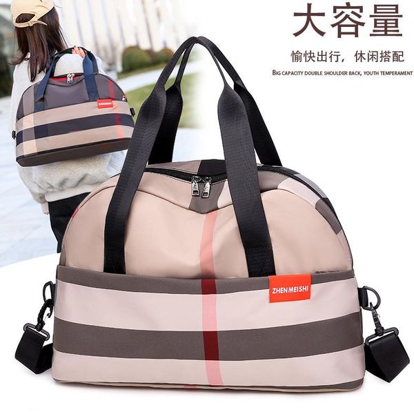 travel bag simple checkered handbag lightweight large capacity luggage fashionable one-shoulder fitness for women duffel bags
travel bag simple checkered handbag lightweight large capacity luggage fashionable one-shoulder fitness for women duffel bags